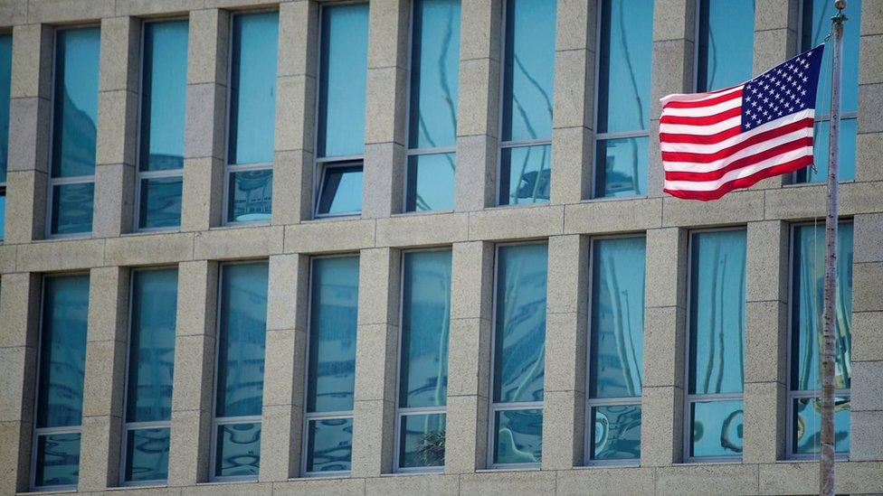 The US embassy in Havana, 18 September