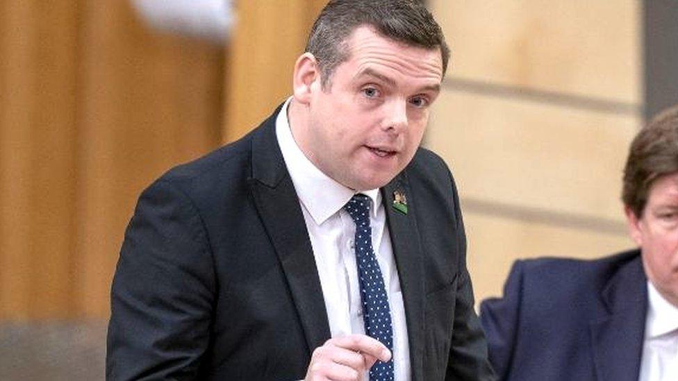 Scottish Tory leader Douglas Ross