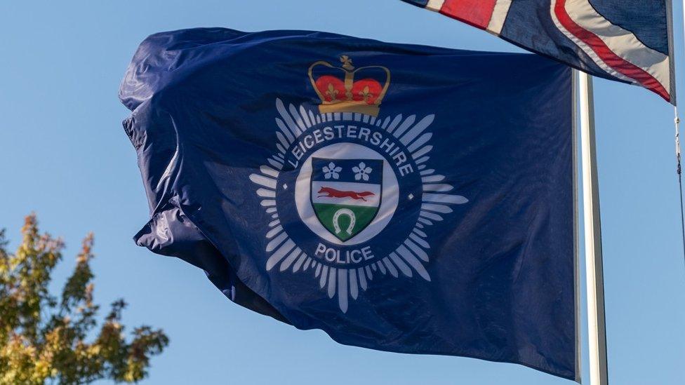 Leicestershire Police flag