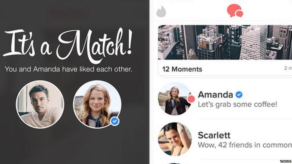 Tinder screen-grab