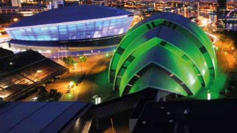 The Hydro and Clyde Auditorium in Glasgow