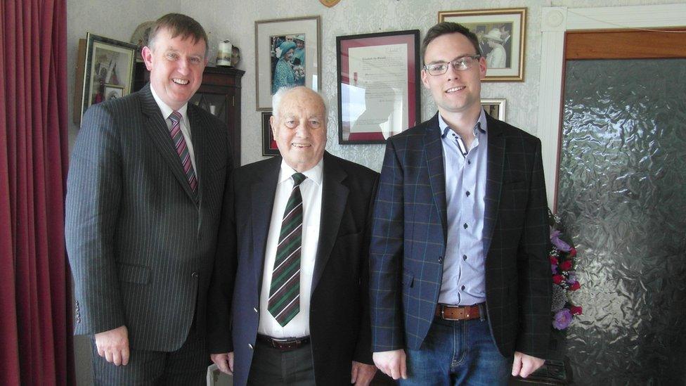 Mervyn Storey, Robert Coulter and Philip Logan