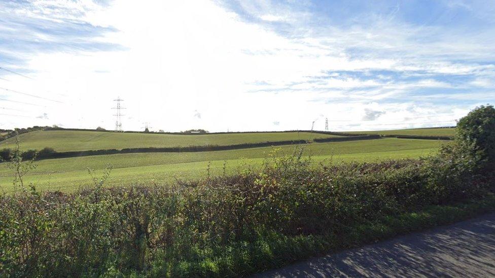 Fields south of Coldharbour in Chickerell