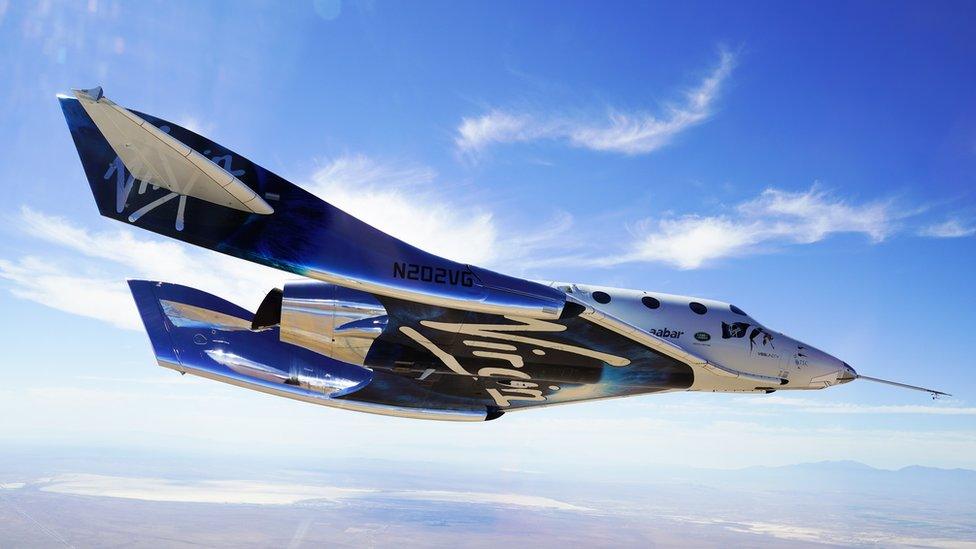 Virgin Galactic's Unity vehicle.