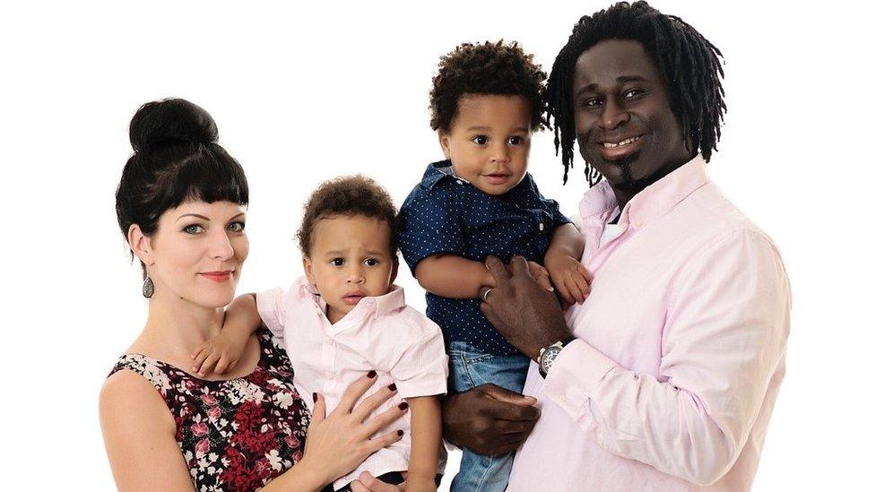 Ivana Poku and family