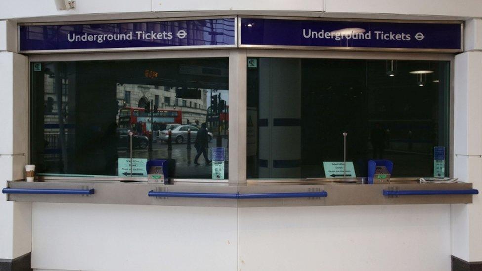 London Underground ticket office