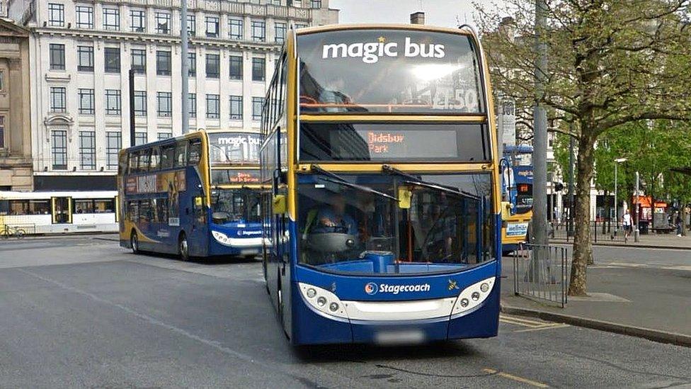 Buses in Manchester