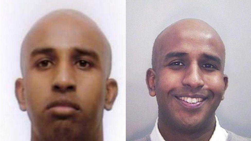Two head mugshots of a bald-headed man