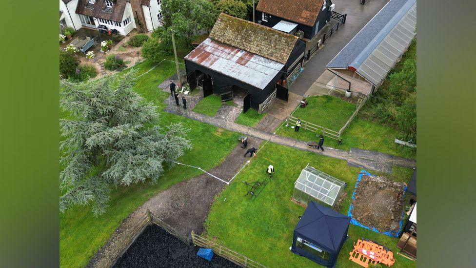 Aerial view of Stocking Farm