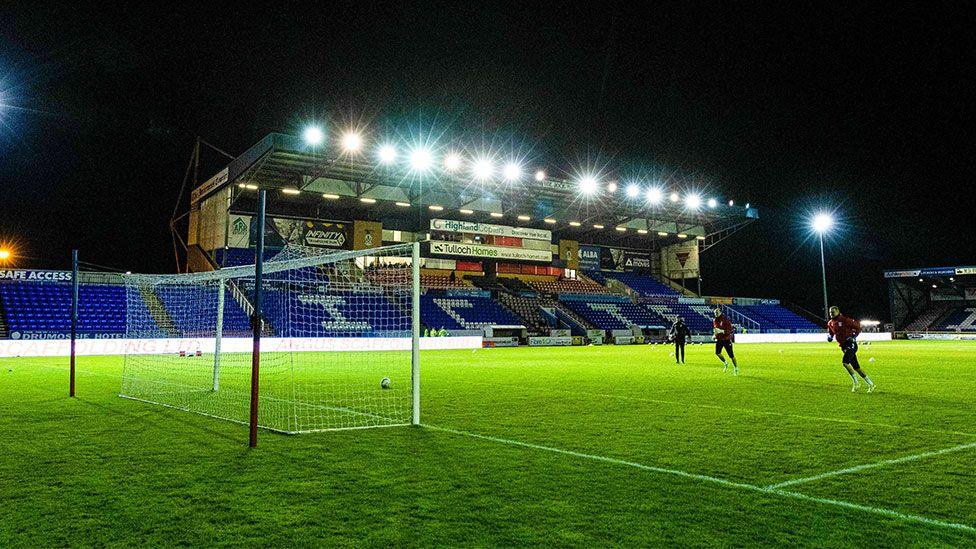 The Caledonian Stadium in Inverness