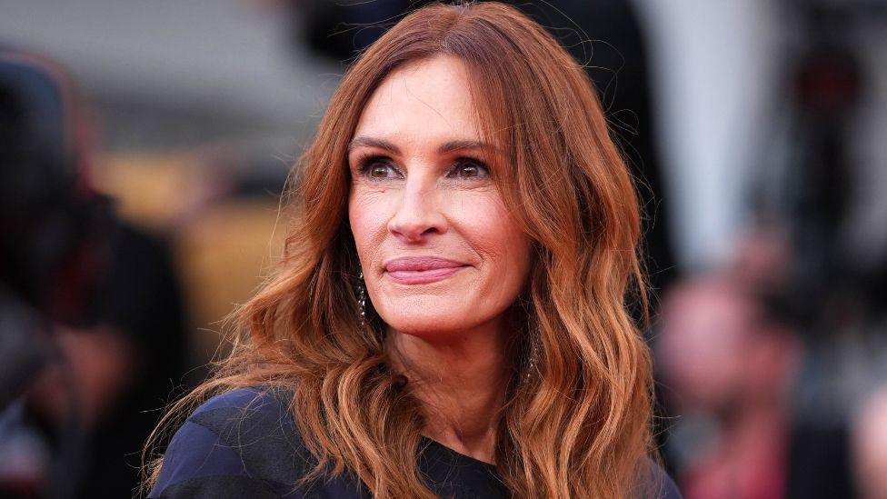 Julia Roberts attends the "After The Hunt" red carpet during the 82nd Venice International Film Festival on August 29, 2025 in Venice, Italy