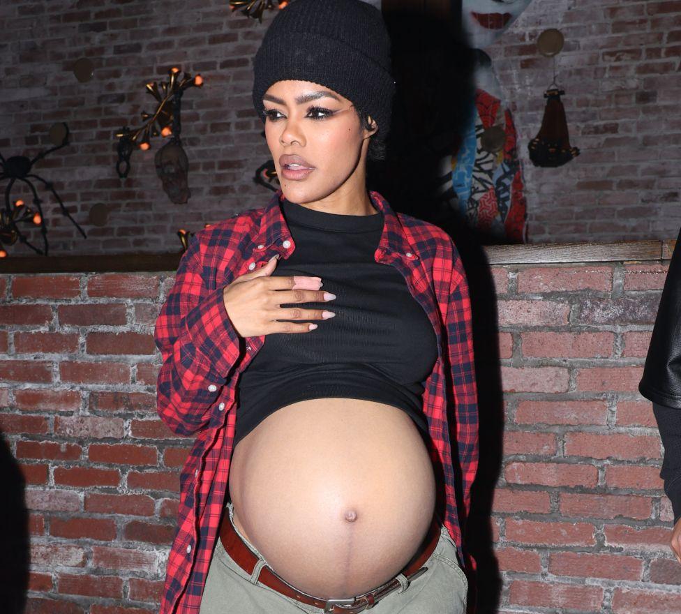 Teyana Taylor attends 2025 Costume Couture Halloween Party on October 30, 2025 in New York City.