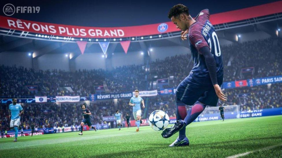 Neymar shown in the trailer for Fifa 19