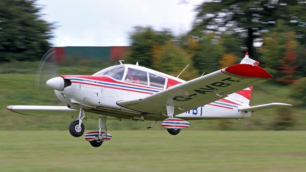 The Piper PA-28 Cherokee G-AVBT seen here in 2010