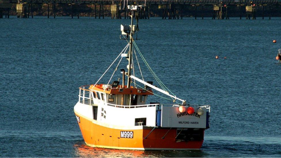 The Harvester fishing boat