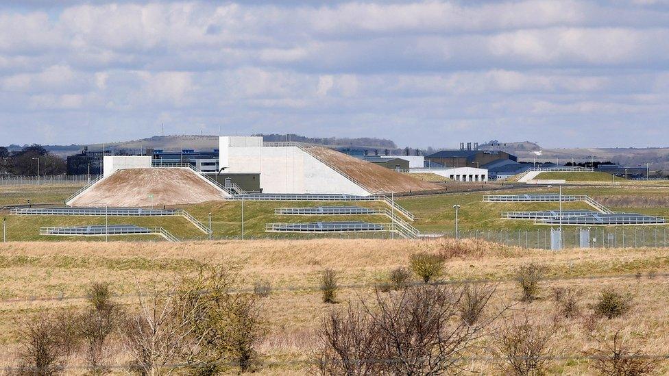 The Porton Down is facility seen in Wiltshire, UK.