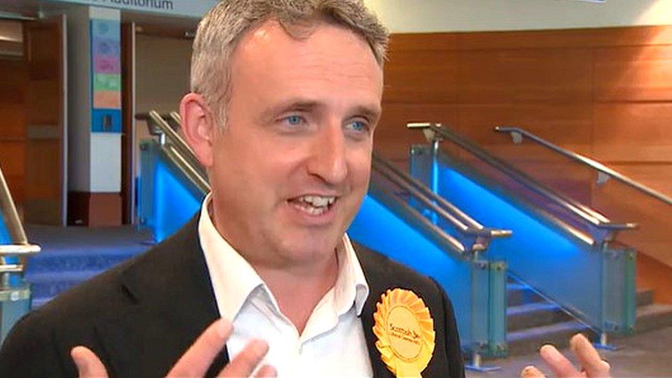 Scottish Liberal Democrat leader Alex Cole-Hamilton