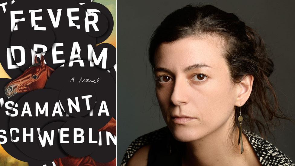 Samanta Schweblin and the jacket for Fever Dream