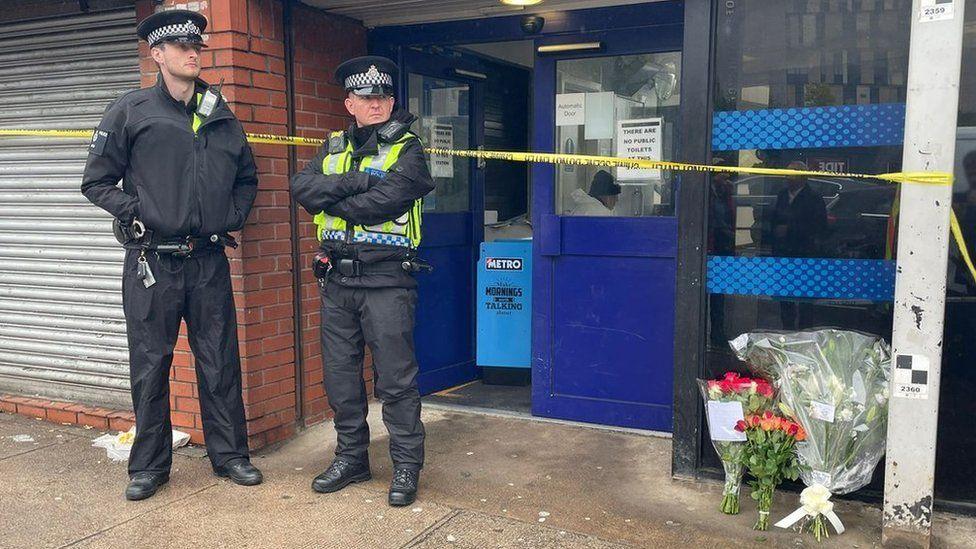 police at train station