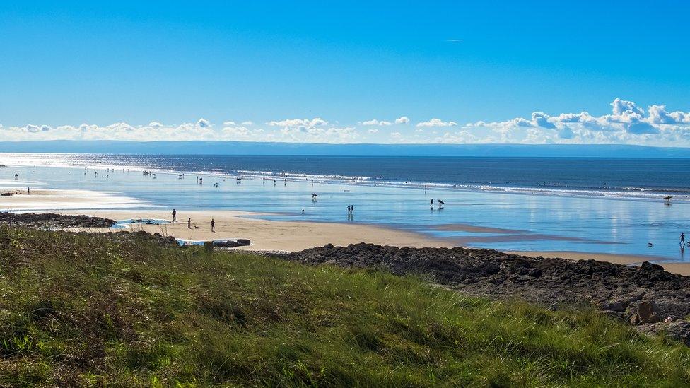 A beach in Porthcawl