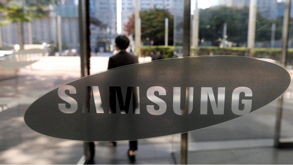 An undated picture made available on 2 November 2016 shows the main office of Samsung Electronics Co. in southern Seoul, South Korea.