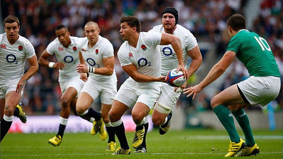 England v Ireland at Twickenham on 5 September