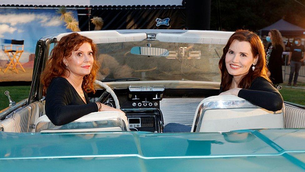 Geena Davis and Susan Sarandon (18 June 2021)