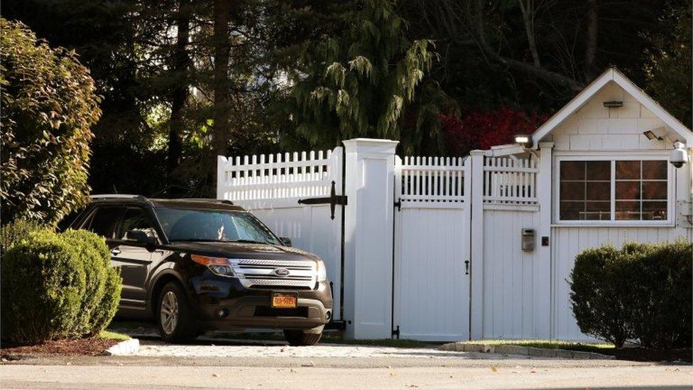 Bill and Hillary Clinton's home in Chappaqua, New York