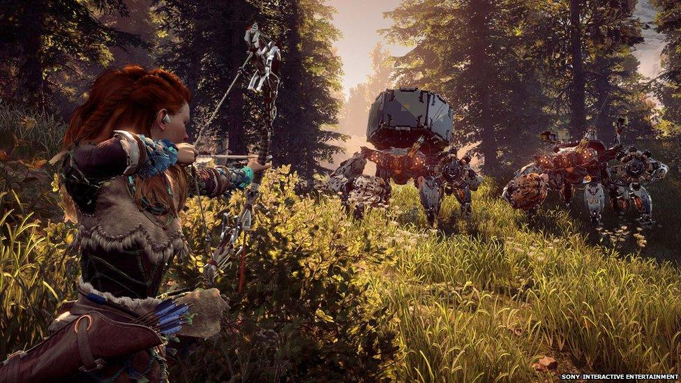 Horizon Zero Dawn gameplay