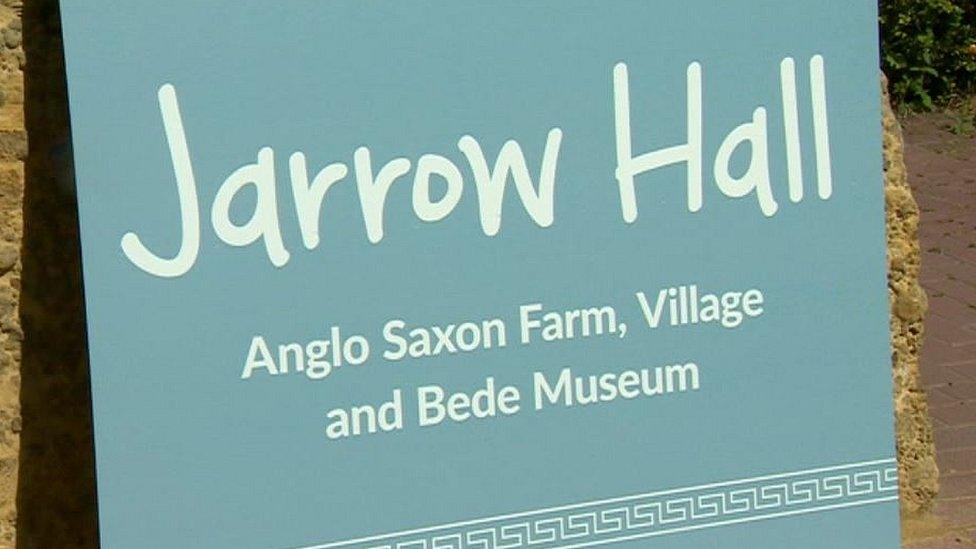 Jarrow Hall sign