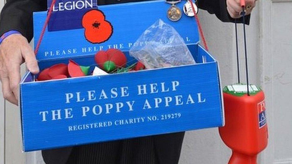 Poppy Appeal box