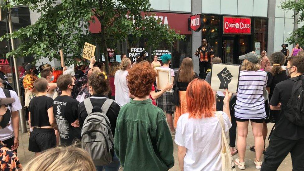 Demonstration in Leeds