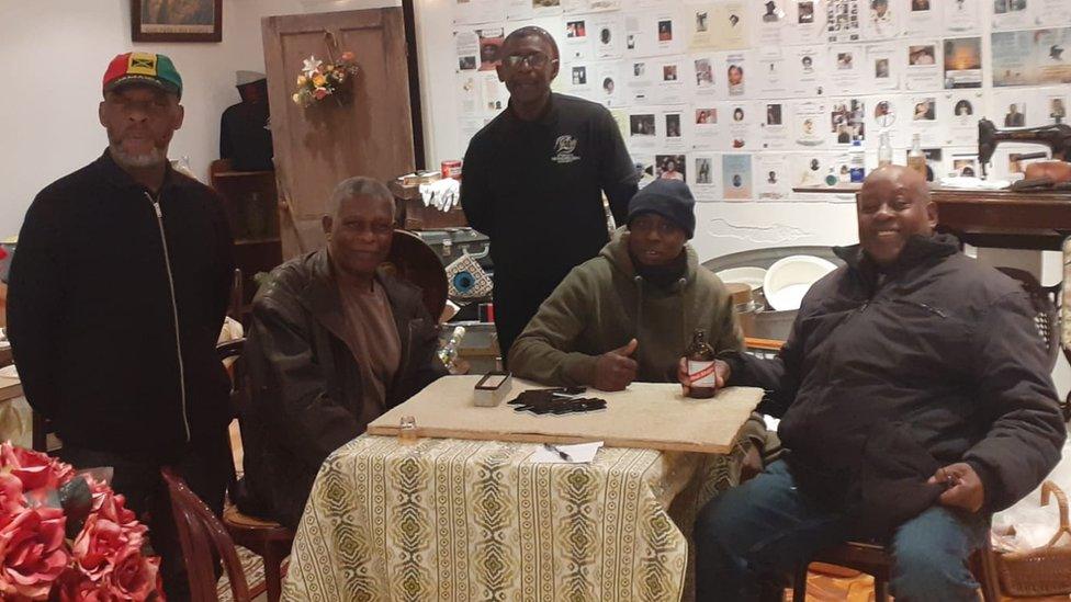 Domino players at the Sailmakers shopping centre which is hosting an exhibition of the Ipswich Windrush experience