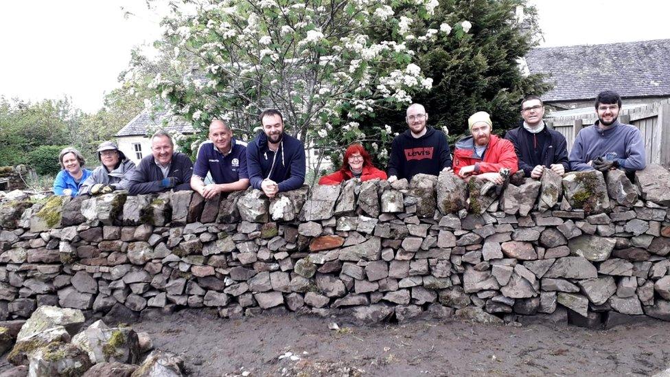 Drystone wall