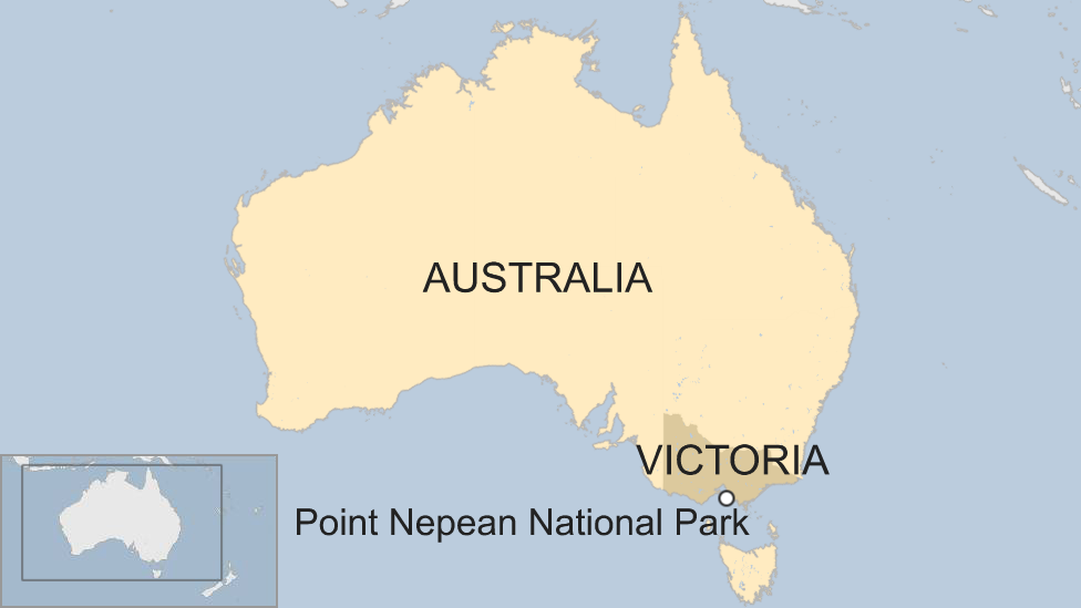 Map of Point Nepean National Park