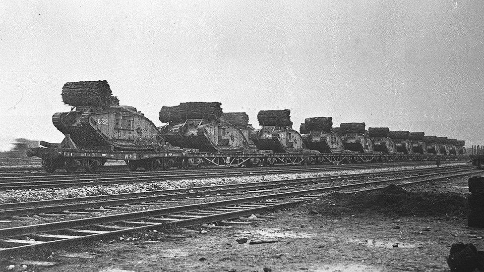 Tanks on railways