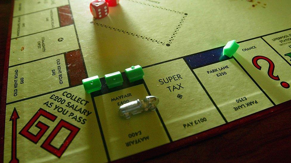 Stock image of an original Monopoly board.