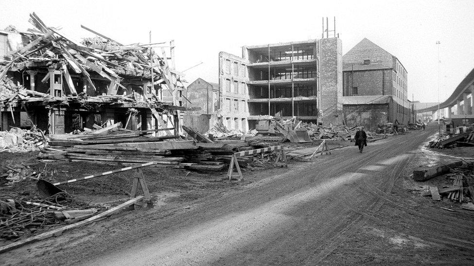 The Houldsworth's Cotton Mill on Cheapside Street in Glasgow