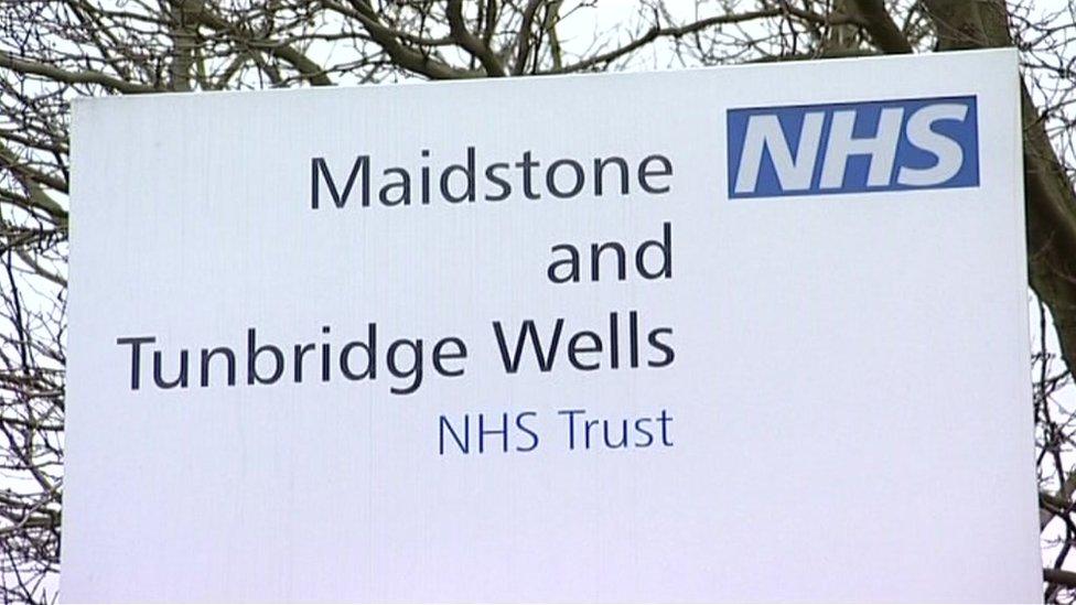 Maidstone and Tunbridge Wells NHS Trust sign