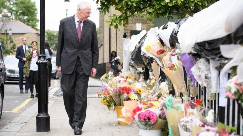 Sir Martin Moore-Bick looks at floral tributes