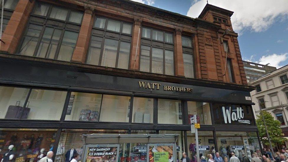 Watt Brothers store in Glasgow