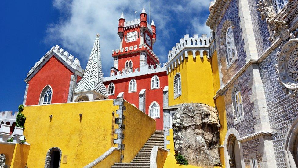 La Pena Palace in Sintra, Portugal