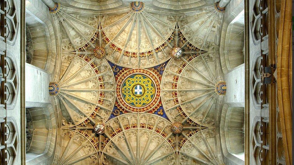 Canterbury Cathedral ceiling