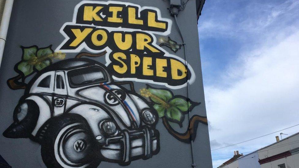 Kill your speed mural