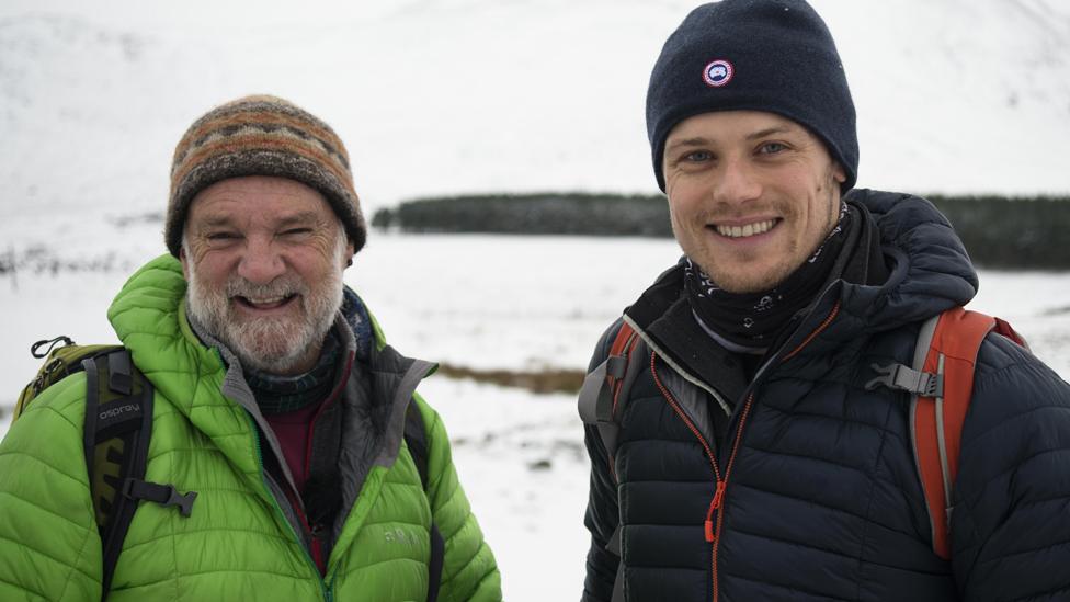 Cameron McNeish and Sam Heughan