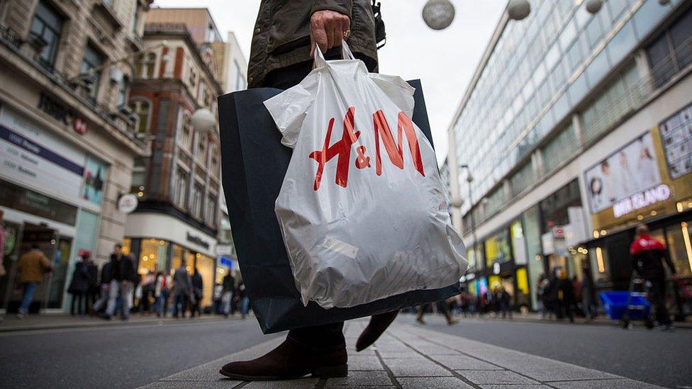 H&M shopping bag