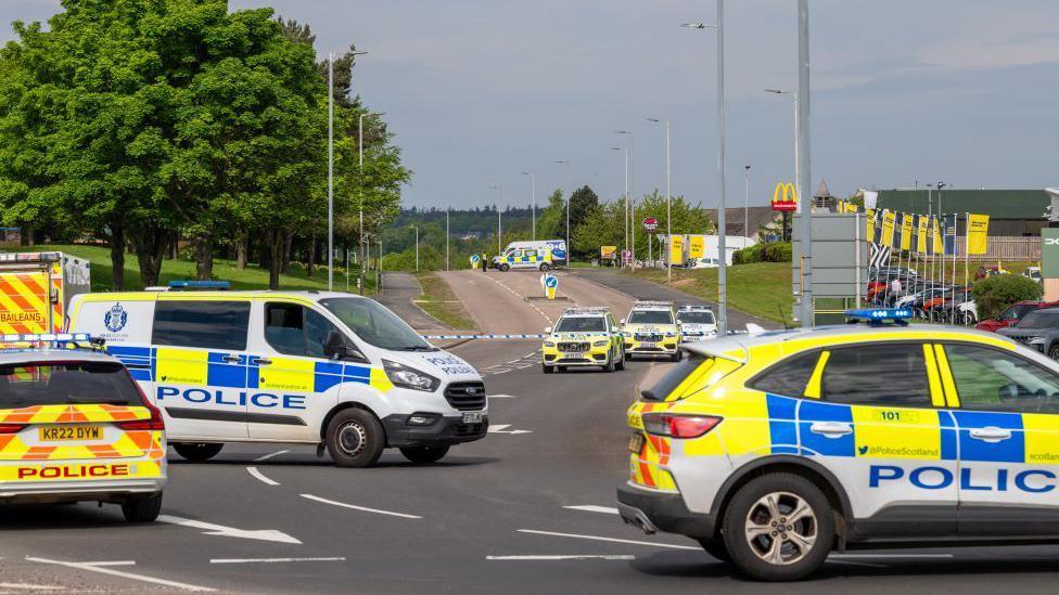 Elgin crash scene