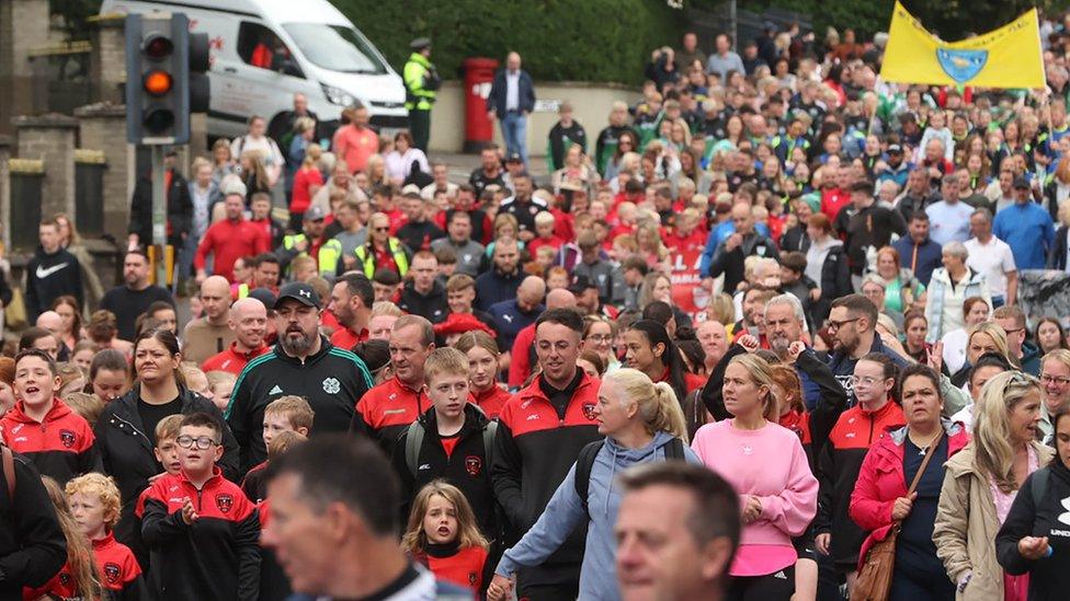 Foyle cup parade 2023