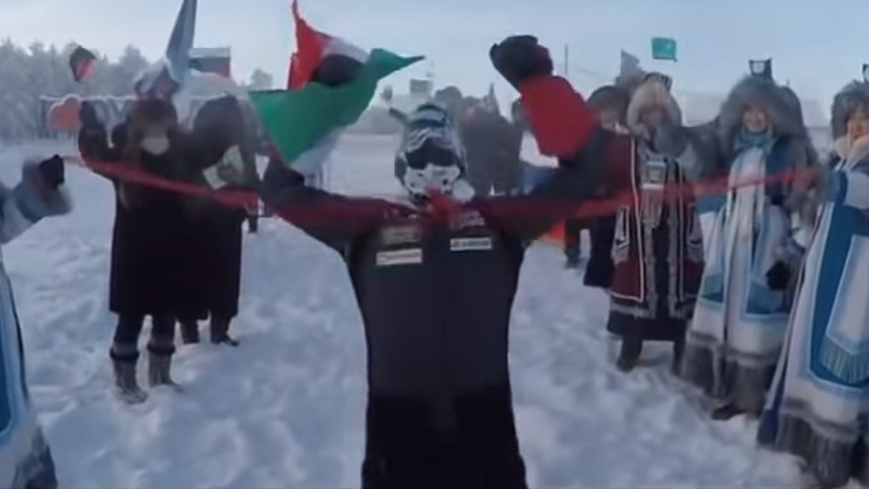 Paolo Venturini completes Oymyakon race, 2019