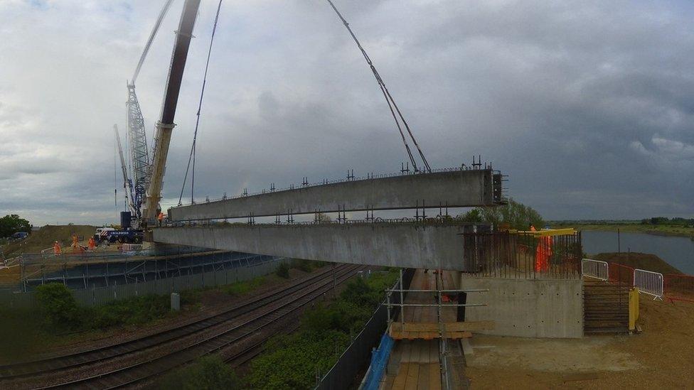 King's Dyke crossing scheme (in June)